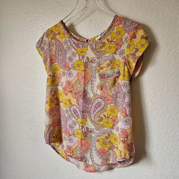 Floral Sheer Top Medium - Picture 2 of 7